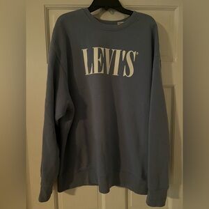 Blue Levis Crewneck sweatshirt size large